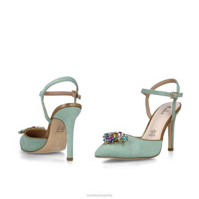 Menbur mujer damia 204L4984 tacones altos verde