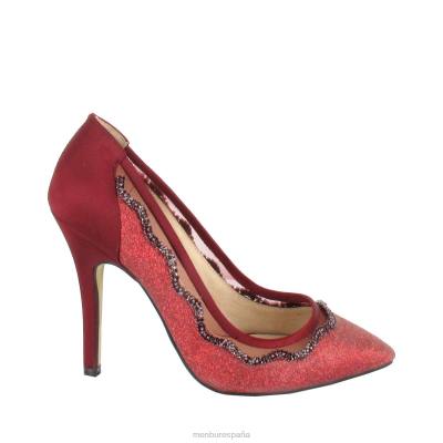 Menbur mujer delley 204L4661 tacones altos rojo