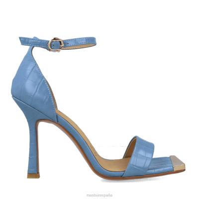 Menbur mujer dumortierita 204L761 tacones altos azul claro