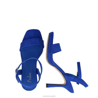 Menbur mujer ecuuleus 204L723 tacones altos azul medio