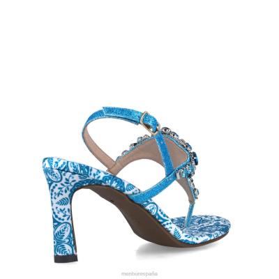 Menbur mujer eiar 204L5516 tacones altos azul medio