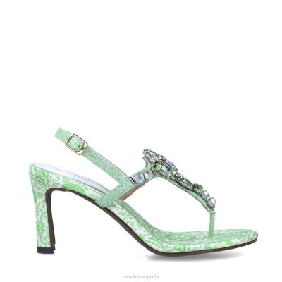 Menbur mujer eiar 204L5517 tacones altos verde