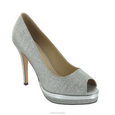 Menbur mujer el almendral 204L3802 tacones altos plata