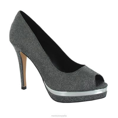 Menbur mujer el almendral 204L773 tacones altos gris