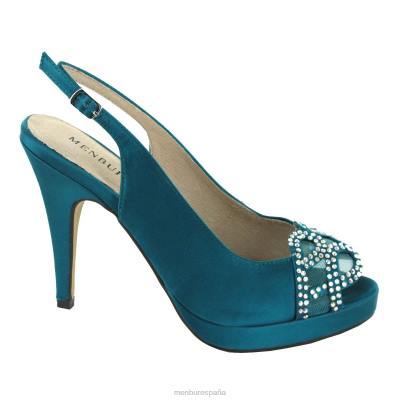 Menbur mujer el chaparral 204L4697 tacones altos azul medio