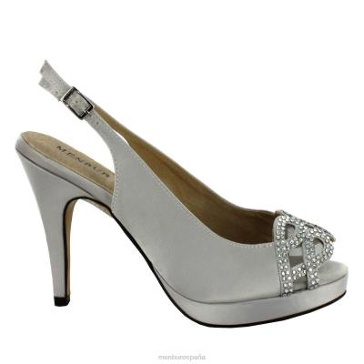 Menbur mujer el chaparral 204L4699 tacones altos gris