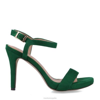 Menbur mujer eleusis 204L3972 tacones altos verde