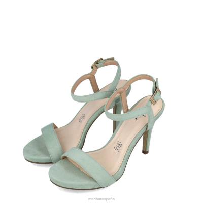 Menbur mujer eleusis 204L3973 tacones altos verde