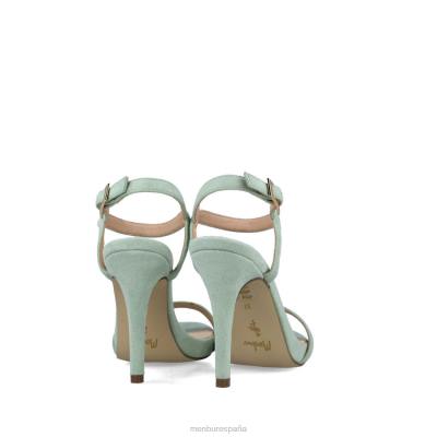 Menbur mujer eleusis 204L3973 tacones altos verde