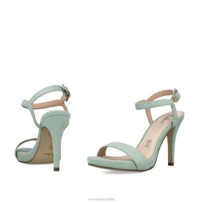 Menbur mujer eleusis 204L3973 tacones altos verde