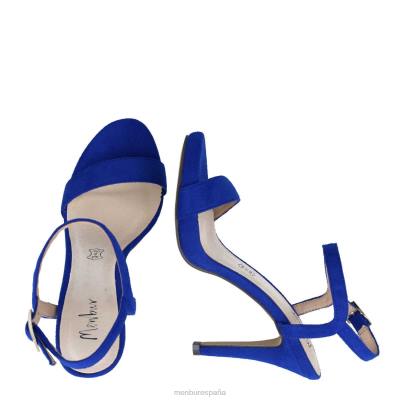 Menbur mujer eleusis 204L3974 tacones altos azul medio