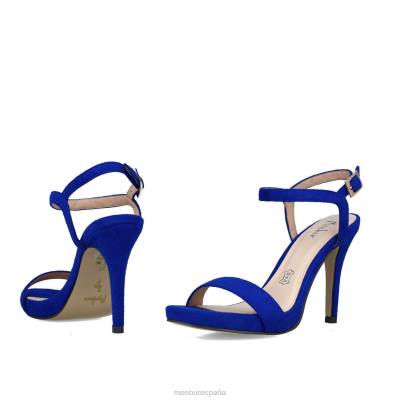 Menbur mujer eleusis 204L3974 tacones altos azul medio