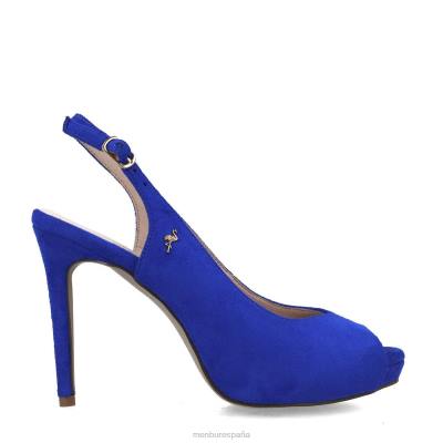 Menbur mujer eleusis 204L4829 tacones altos azul medio