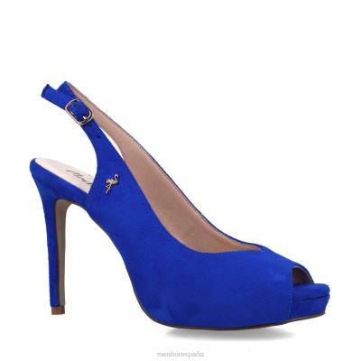 Menbur mujer eleusis 204L4829 tacones altos azul medio