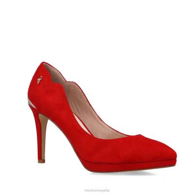 Menbur mujer eleusis 204L5491 tacones altos rojo