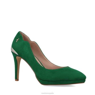 Menbur mujer eleusis 204L5493 tacones altos verde