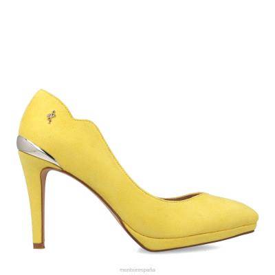 Menbur mujer eleusis 204L5496 tacones altos amarillo