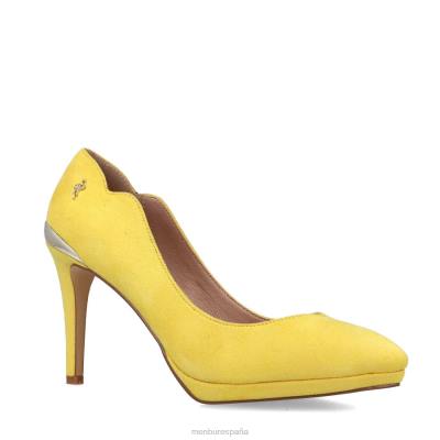 Menbur mujer eleusis 204L5496 tacones altos amarillo