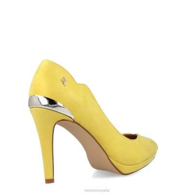 Menbur mujer eleusis 204L5496 tacones altos amarillo