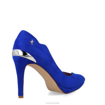 Menbur mujer eleusis 204L5498 tacones altos azul medio