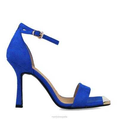 Menbur mujer enstatita 204L3763 tacones altos azul medio