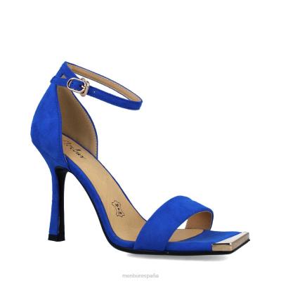 Menbur mujer enstatita 204L3763 tacones altos azul medio