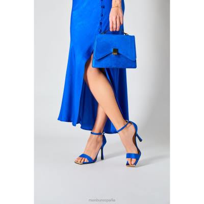 Menbur mujer enstatita 204L3763 tacones altos azul medio