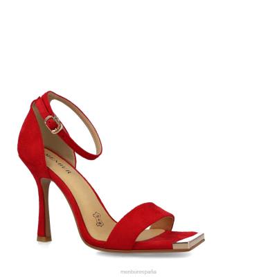 Menbur mujer enstatita 204L3764 tacones altos rojo