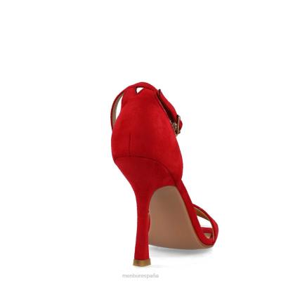 Menbur mujer enstatita 204L3764 tacones altos rojo