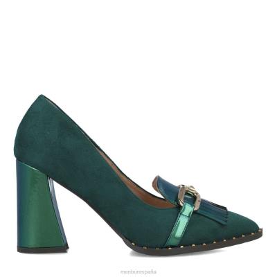 Menbur mujer epidota 204L3784 tacones altos verde