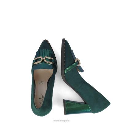 Menbur mujer epidota 204L3784 tacones altos verde