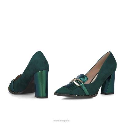 Menbur mujer epidota 204L3784 tacones altos verde