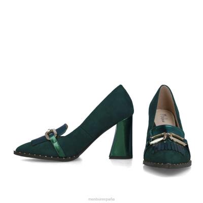 Menbur mujer epidota 204L3784 tacones altos verde