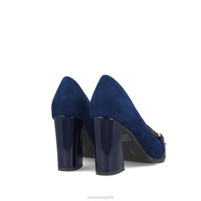 Menbur mujer epidota 204L766 tacones altos azul oscuro