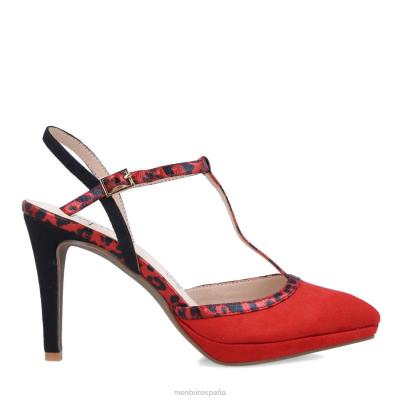 Menbur mujer erebo 204L1508 tacones altos rojo