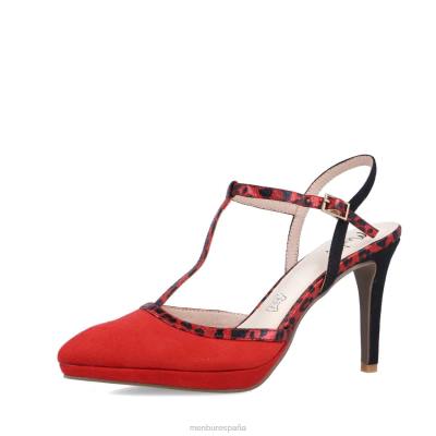 Menbur mujer erebo 204L1508 tacones altos rojo