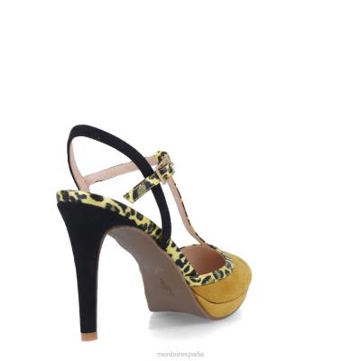 Menbur mujer erebo 204L5404 tacones altos amarillo