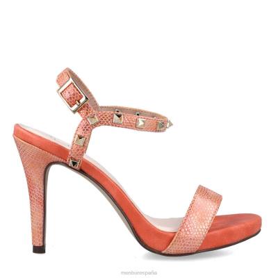 Menbur mujer erinia 204L5399 tacones altos naranja