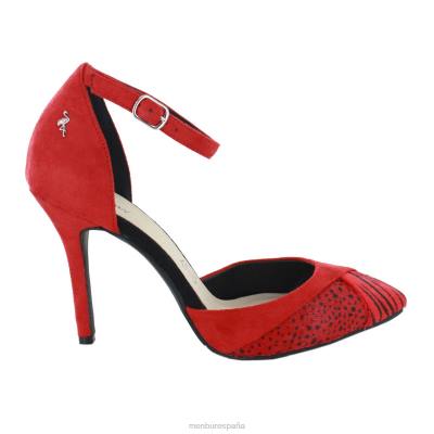 Menbur mujer estraorino 204L1424 tacones altos rojo