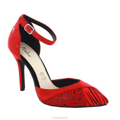 Menbur mujer estraorino 204L1424 tacones altos rojo