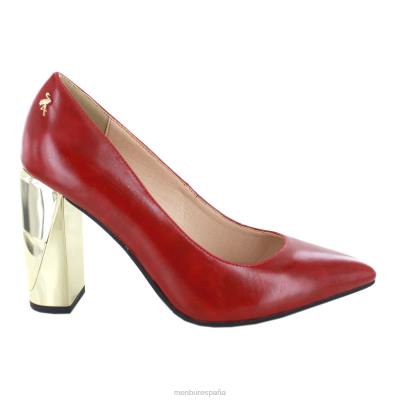 Menbur mujer estroncono 204L5253 tacones altos rojo