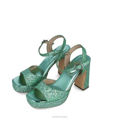 Menbur mujer fénix 204L718 tacones altos verde