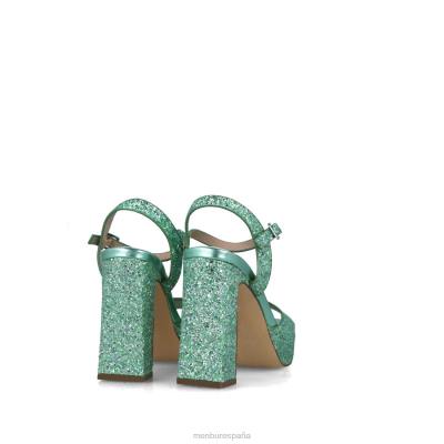 Menbur mujer fénix 204L718 tacones altos verde