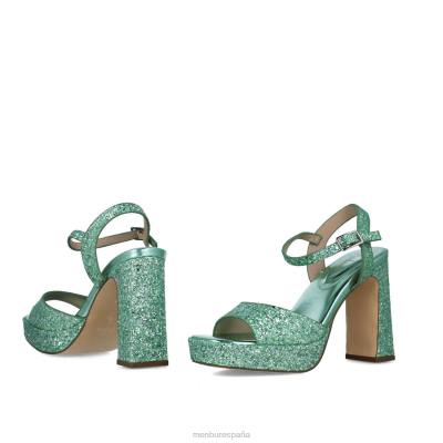 Menbur mujer fénix 204L718 tacones altos verde