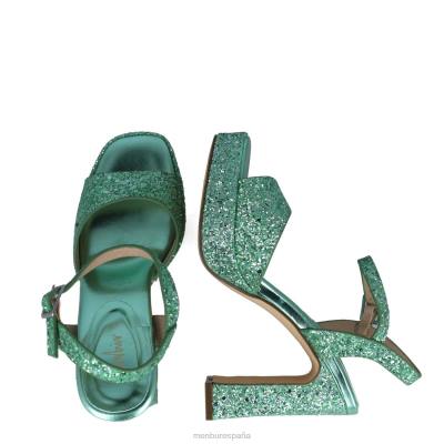 Menbur mujer fénix 204L718 tacones altos verde