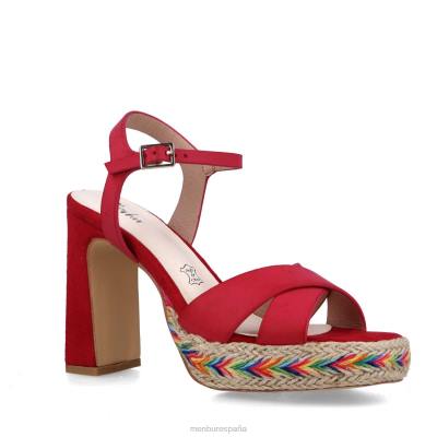 Menbur mujer faetonte 204L1544 tacones altos rojo