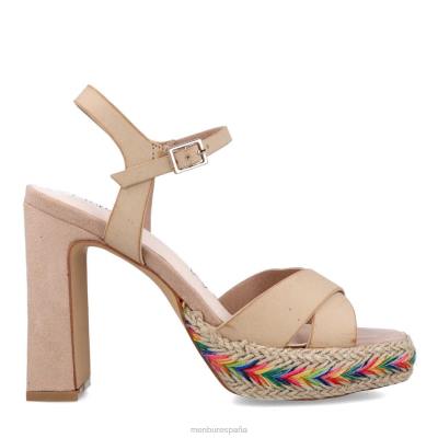 Menbur mujer faetonte 204L5471 tacones altos beige