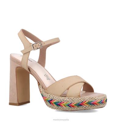 Menbur mujer faetonte 204L5471 tacones altos beige