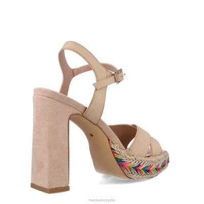 Menbur mujer faetonte 204L5471 tacones altos beige