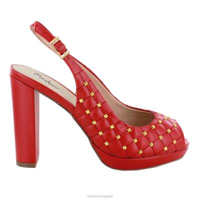 Menbur mujer faraldi 204L5245 tacones altos rojo